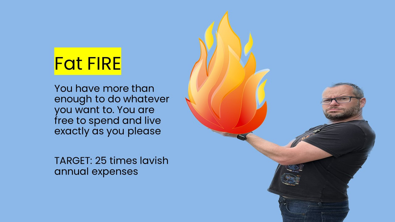 Fat FIRE Definition - fire terms explained by the Donegans